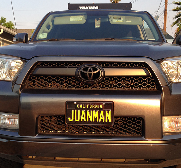 juanman license plate